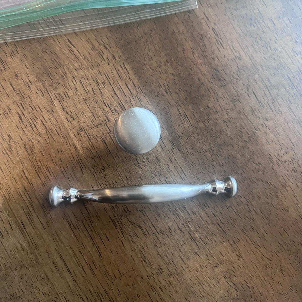 Silver hardware